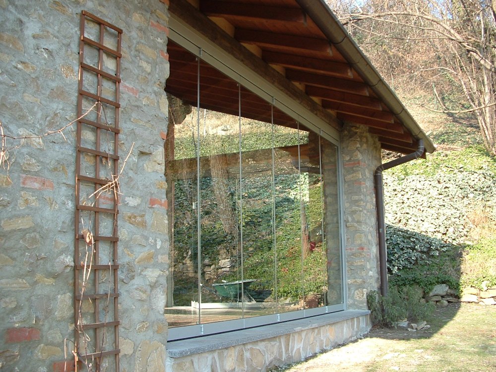 All glass porch 